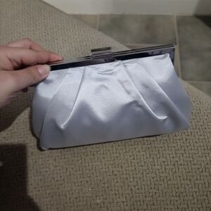 Landry Brand New With Tags Silver Clutch